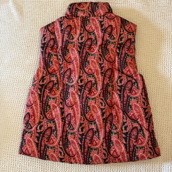 Free People Flora Puffer Vest – Pink Paisley – XS/S (oversized fit) - Picture 6 of 14